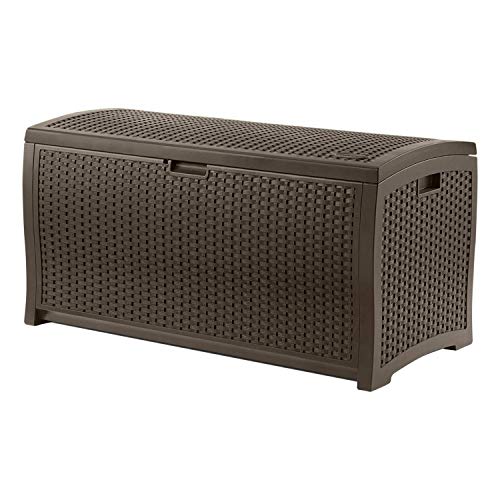 Suncast 73-Gallon Medium Deck Box and 33 Gallon Hideaway Can - Image 4