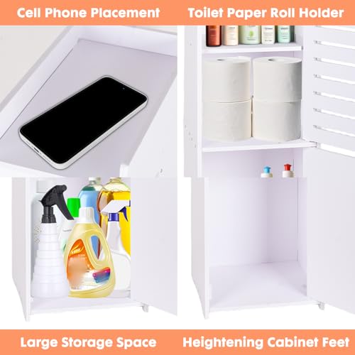 LuiceABC Toilet Paper Storage Holder, Slim Bathroom - Image 7