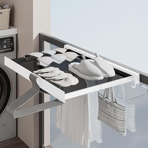 LETINE Wall Mounted Drying Rack: Retractable Indoor - Image 3