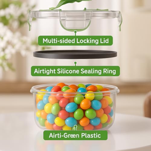 RockBerry 50 Pcs Large Food Storage Containers with Lids - Image 5