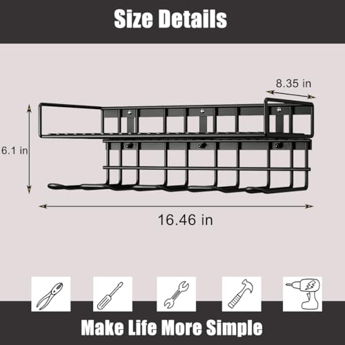 Power Tool Organizer Heavy Duty Wall Mount Drill Tools Holder - Image 3