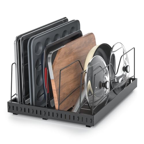 Pull Out Cabinet Organizer for Cookie Sheet, Cutting Board - Image 2
