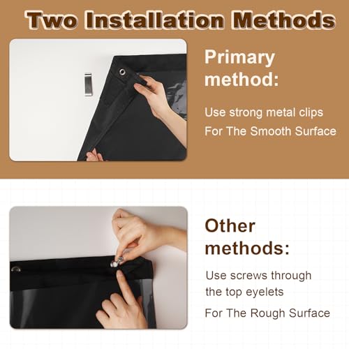 Record Display Rack, Wall Mount Album Storage, Black - Image 6