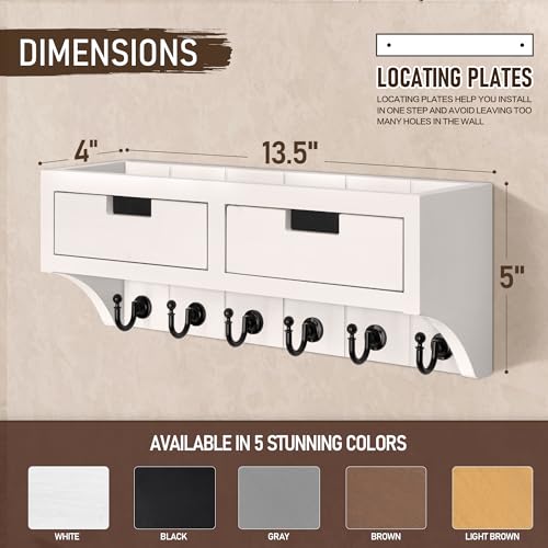 Rebee Vision Key Holder Wall Mount with Drawers for Apartment - Image 7