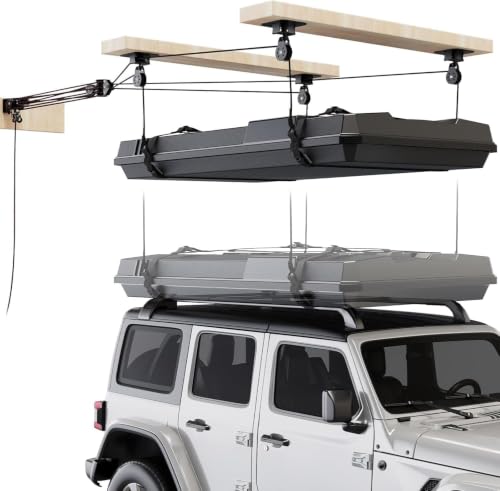 Garage Ceiling Storage Lift System Roof Top Tent Hoist - Image 2