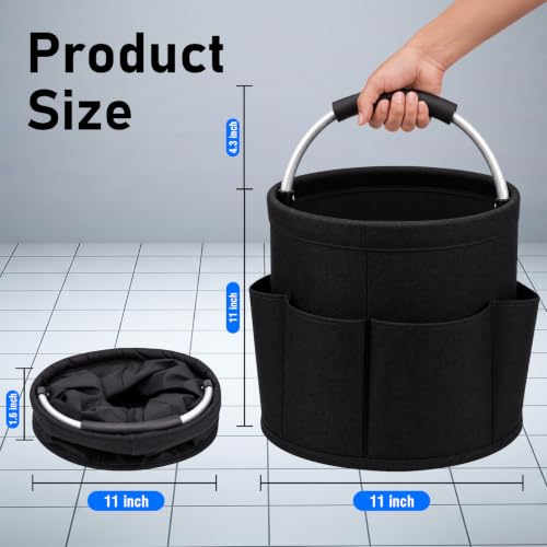 Cleaning Caddy for Cleaning Supplies,17-L,6 Side Pockets - Image 3