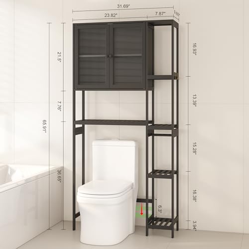Over the Toilet Storage Cabinet Above Toilet Bathroom - Image 4