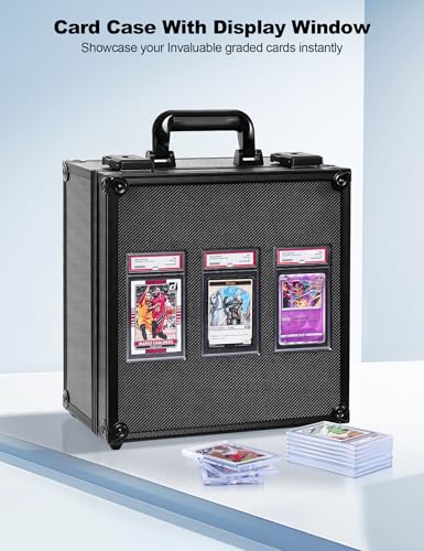 Black Graded Card Storage Box, TSA Lock Slab Case, Display Window - Image 4