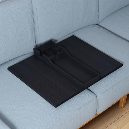 SpaceAid Bamboo Couch Cup Holder, Anti Falling | Home Organization - Image 8