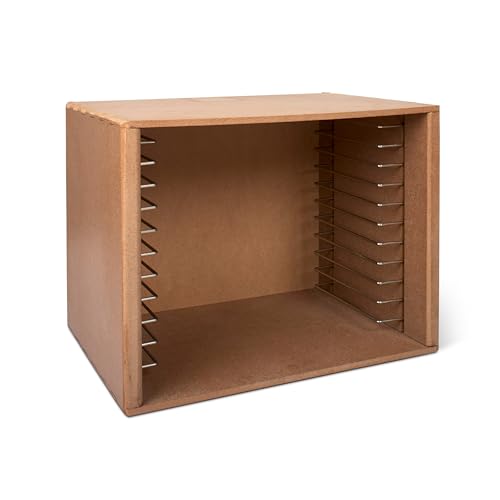 Melissa & Doug Natural Wood Puzzle Storage Case (Holds 12 - Image 2