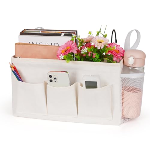 Lilithye Bedside Caddy, Bedside Storage Bag Hanging Organizer - Image 2