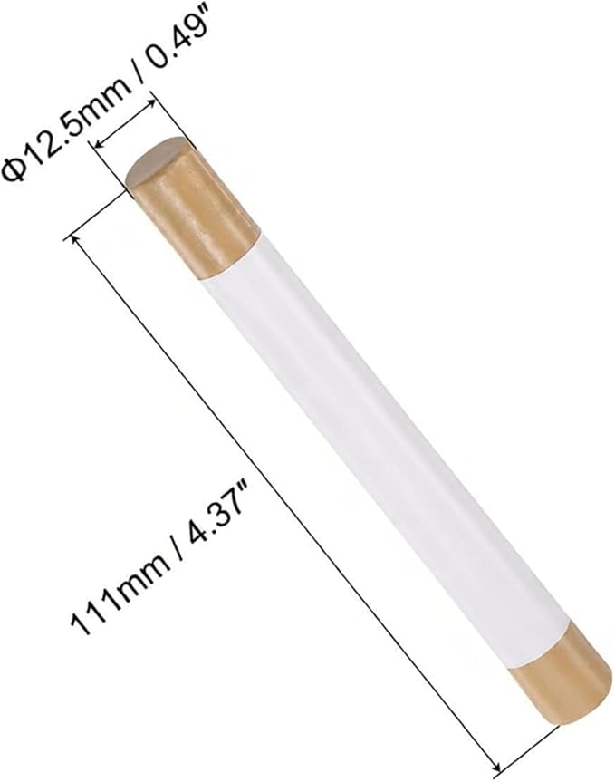 Unifizz Wood Wax Filler Stick, Furniture Crayons Wooden Repair Filler Stick Touch Up Wax Paint Pens for Scratches Holes Floor Laminate Door Tables, Light French Beige,2 Count