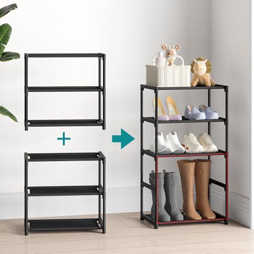 Autonomier 3 Tier Extra Small Shoe Rack (16.3" Wide) - Image 7