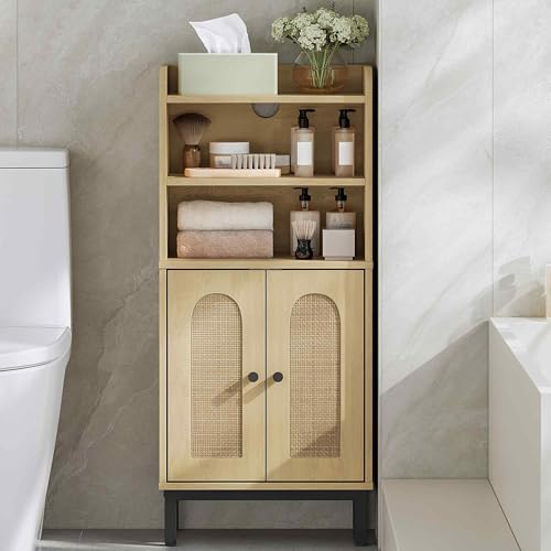 Hzuaneri Bathroom Storage Cabinet, Small Floor Cabinet - Image 2