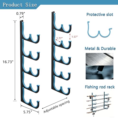 Fishing Rod Holders & Pole Holders for Garage, Wall - Image 4