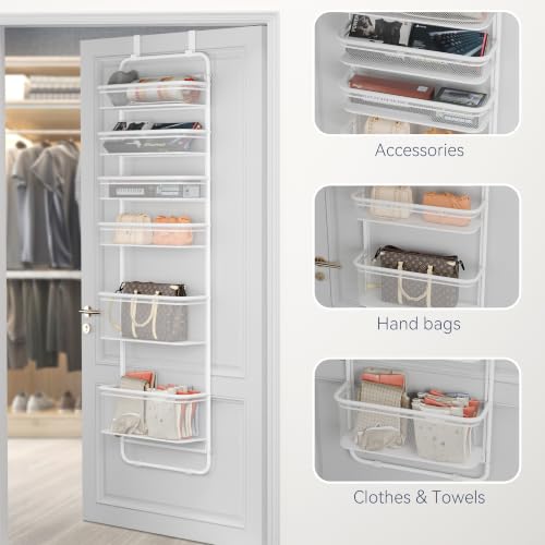 Whitmor Over The Door Organizer Storage, 6 Tier Heavy Duty - Image 6