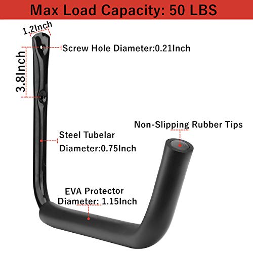 Garage Storage Heavy Duty Hooks, 15Inch Jumbo Arm Kayak Rack - Image 6