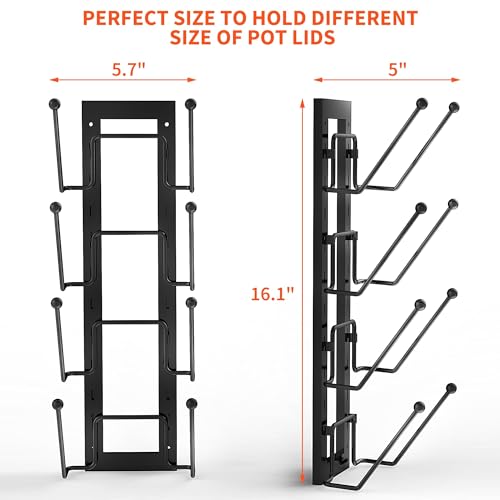 Cisily 8 Layers of Adjustable Pot Lid Organizer Rack | All Products - Image 3
