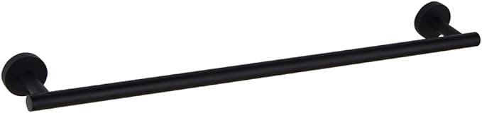 GERZWY Bathroom Towel Bar 30" Stainless Steel Towel Bar Matte Black Contemporary Style Wall Mount for Bath Kitchen AG1101C75-BK