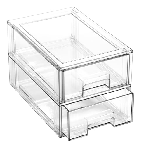 BINO | Stackable Storage Drawers, Small - 2 Pack - Image 2