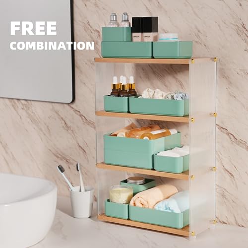 CHANCETSUI 11-Piece Stackable Drawer Organizer Set, Multi-size - Image 4