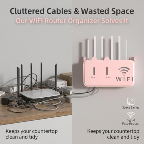 Wall Mounted Router Storage Box,Wireless Router Storage Organizer - Image 6