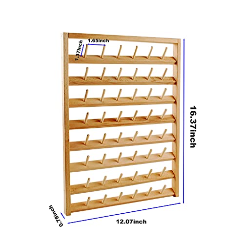 NW 48 Spools Wooden Thread Holder Sewing and Embroidery - Image 4