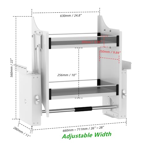 Pull Down Shelf for Kitchen Upper Cabinet, Heavy Duty - Image 4