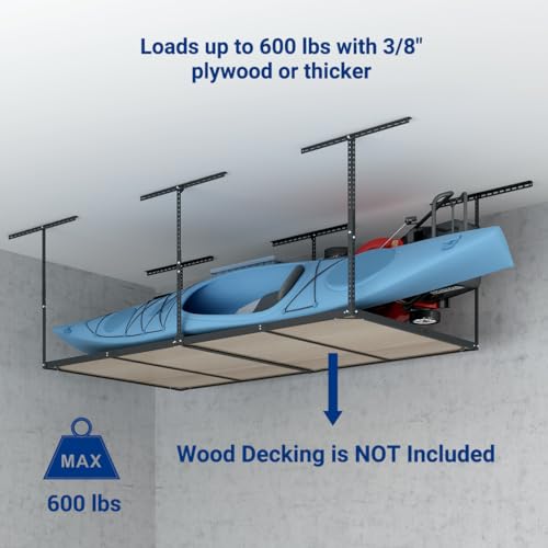 FLEXIMOUNTS 4x8 Overhead Garage Storage Rack without | Garage Storage - Image 4