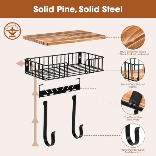 CELSOL Ironing Board Hanger Wall Mount | Laundry & Clothing - Image 6