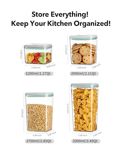 Airtight Food Storage Container with One-Touch Lid - Image 3