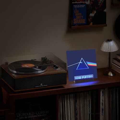 Now Playing Vinyl Record Stand - LED Light Vinyl Record - Image 3