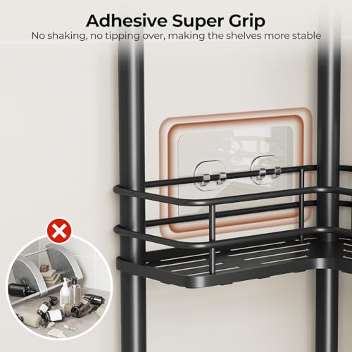 Orimade Rustproof 3 Tier Floor Standing Corner Showe | All Products - Image 6