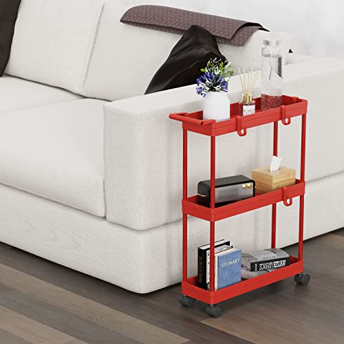 Simple Houseware 3-Tier Slim Rolling Cart w/Handle 5 | All Products - Image 6