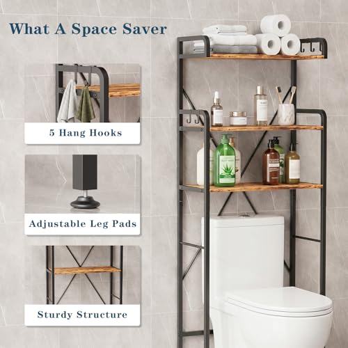 Over The Toilet Storage Cabinet, Freestanding Bathroom - Image 4