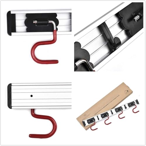 Wall Mounted Mop and Broom Holder, Stainless Steel - Image 6