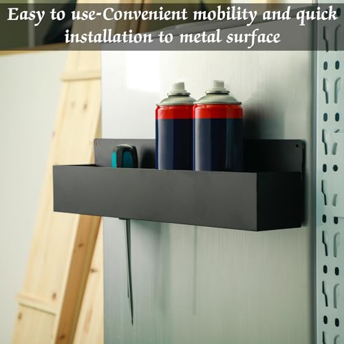 4 Pcs Magnetic Aerosol Spray Can Holder, 16.54 Inches, Black - Image 5