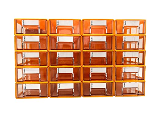 Stackable Storage Drawers Set of 20 with Dividers and Paper - Image 7