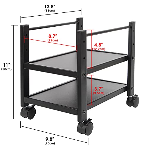 J JACKCUBE DESIGN 2 Tier Computer Tower Stand for Desktop CPU - Image 7