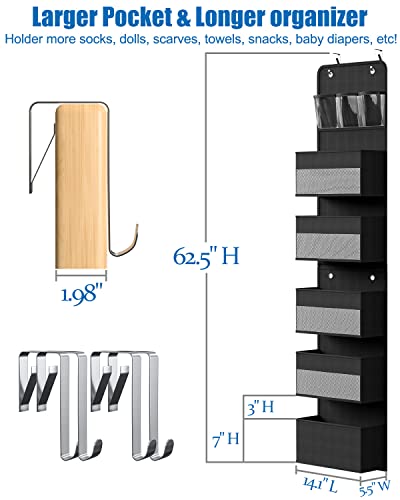 Over Door Organizer, 6 Shelf Camper Storage for RV Bathroom - Image 3