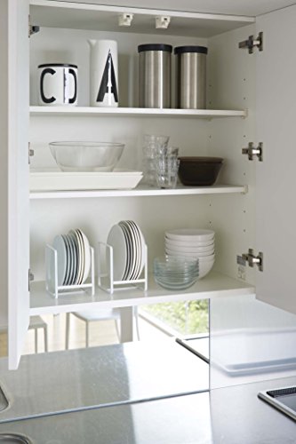 YAMAZAKI Home Dish Organizer - Storage Rack for Kitchen Cabinets - Image 4