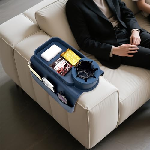 Silicone Couch Caddy for Wide Arms (6-12") with Cup Holder - Image 3