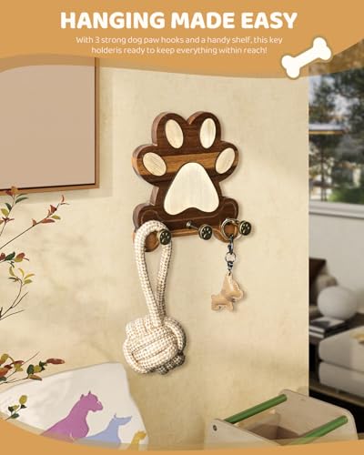MTERSN Dog Leash Holder for Wall for Dog Walking | Home Organization - Image 5