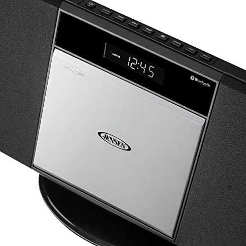 Jensen® JBS-300 Home Bluetooth Stereo Shelf Music System Speakers - Image 6