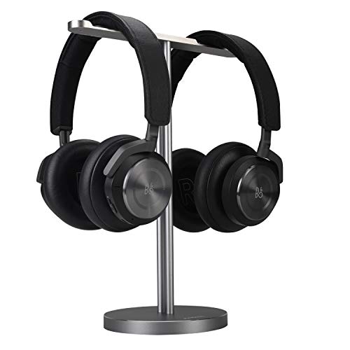 Double Headphones Stand, Aluminum Alloy Desk 3 Headsets - Image 2