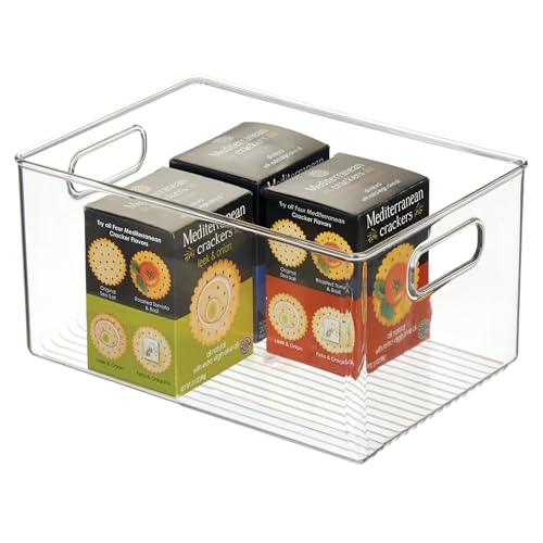 iDesign Plastic Pantry Storage Bin, Clear - Image 2