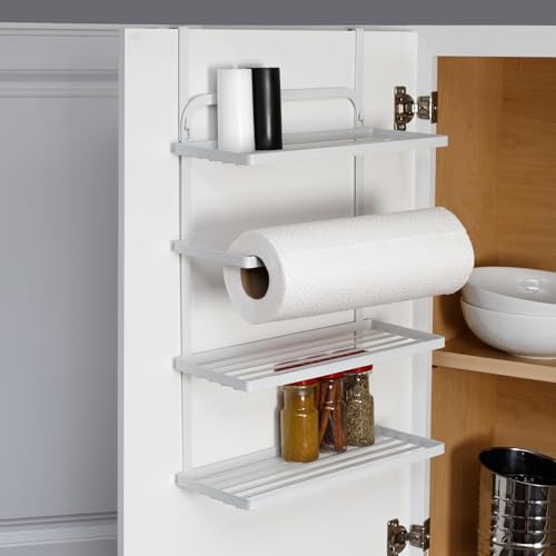 Honey-Can-Do 3-Shelf Cabinet Door Organizer with Paper - Image 4