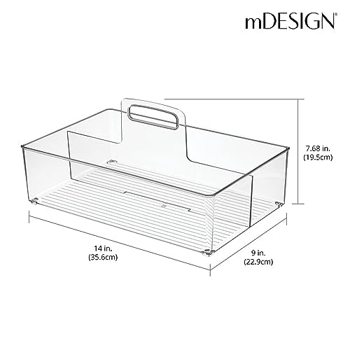 mDesign Large Plastic Divided Portable Storage Organ | All Products - Image 5
