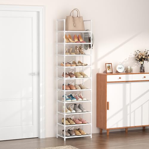 10 Tiers Tall Shoe Rack 20-25 Pairs Boots Organizer - Image 3