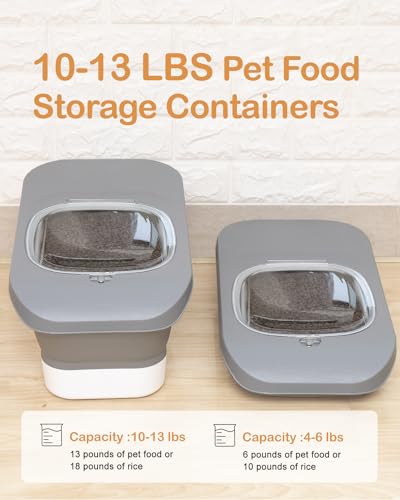 10-13 Lbs Dog Food Storage Container,Collapsible Dog Food - Image 3